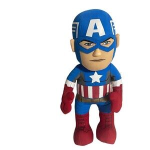 Marvel Avengers Captain America 14” Super Hero Plush Stuffed Toy